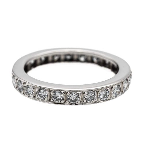 Bague 53 Bague Alliance Or blanc Diamant 58 Facettes 2303185CN