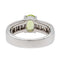 Bague 46 Bague Or blanc Péridot, Diamant 58 Facettes 2675134CN