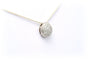 Pendentif Pendentif contemporain en or blanc serti de diamants 58 Facettes 21053