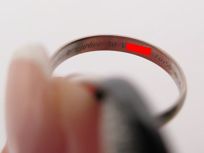 Bague 50 bague CARTIER trinity ceramique diamants pm crb4235400 t50 or blanc 58 Facettes 269669