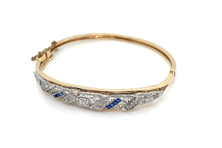 Bracelet Bracelet ancien Art Déco en or et diamants, vers 1930 58 Facettes 10720