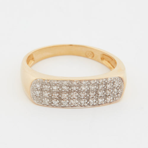 Bague 56 Bague Or 18 Carats et Diamant 58 Facettes RÉF 9102/17