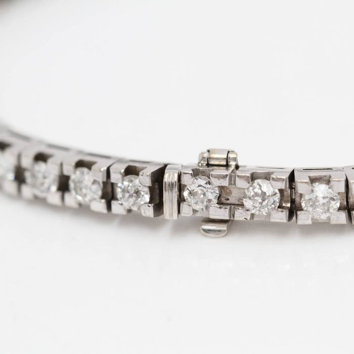 Bracelet Bracelet rivière or blanc 45 diamants 58 Facettes E361846