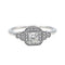 Bague 52 Mauboussin Bague Solitaire Un Automne 1930 n°2 Or blanc Diamant 58 Facettes 4098661RV