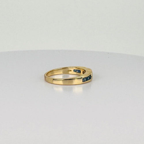 Bague 56.5 Bague Or jaune Diamants Saphirs 58 Facettes 2310016