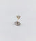 Puce d'oreille SEULE vintage or blanc et diamant de 0.38 carat 58 Facettes A06242