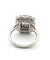 Bague 52 Bague en or blanc avec diamants baguette et brillants 58 Facettes