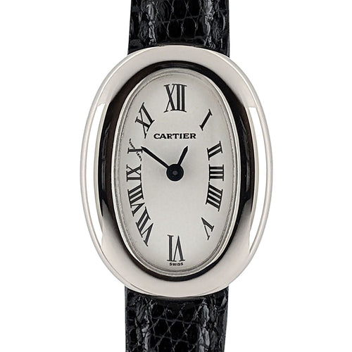Montre CARTIER - Mini Baignoire watch White Gold 58 Facettes
