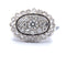 Bague 56 Bague vintage en or blanc et diamants 58 Facettes