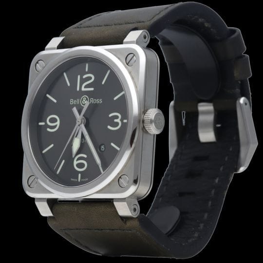 Montre Bell&Ross Montre Br 03-92 Grey Lum 58 Facettes MT39927