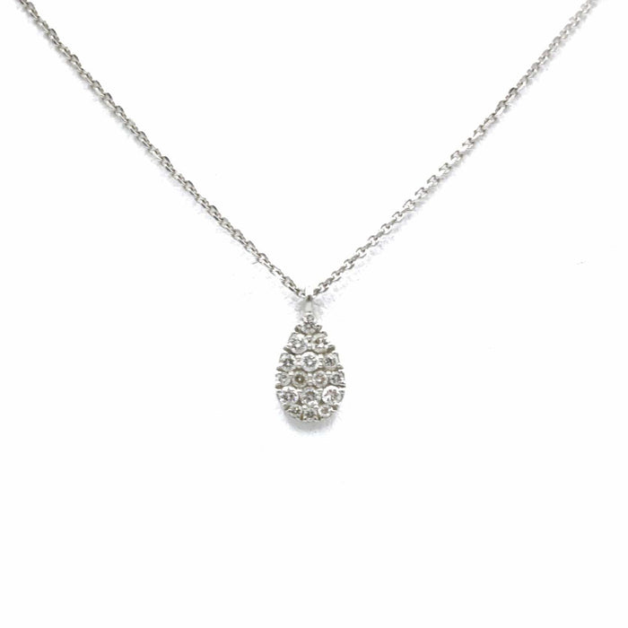 Collier Collier or or blanc et diamants 58 Facettes 220514R