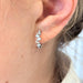 Boucles d'oreilles Boucles d'oreilles en or blanc et diamants 58 Facettes 30472