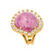 Pendentif Pendentif Or jaune Rubis, Diamant 58 Facettes 3944483CN