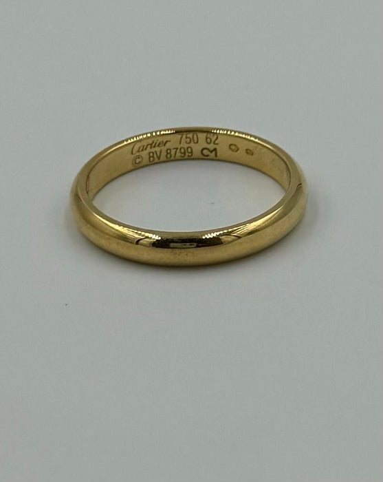 CARTIER - Yellow gold wedding ring