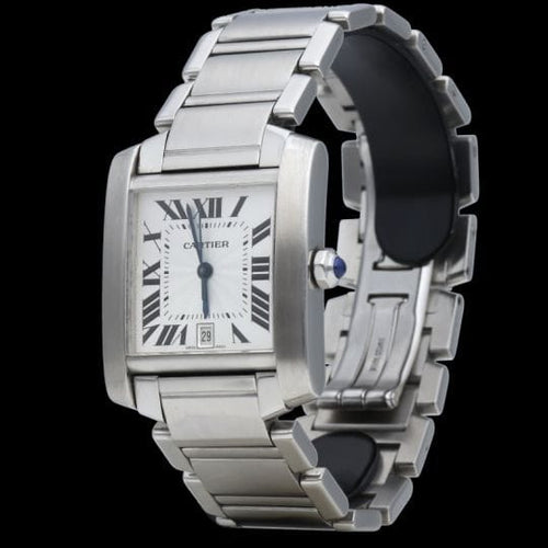 Montre Cartier Montre Tank Francaise Gm Automatique 58 Facettes MT43902