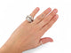 Bague 48 bague DE GRISOGONO allegra en or blanc 18k 32gr t48 68 diamants 2ct 58 Facettes 271440