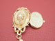 Pendentif Porte photo or 18k perle fine 58 Facettes