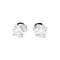 Boucles d'oreilles Boucles d'oreilles or blanc et diamants. 58 Facettes 35114