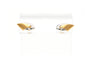Boucles d'oreilles Boucles d'oreilles en or jaune et blanc serties de diamants 58 Facettes B569