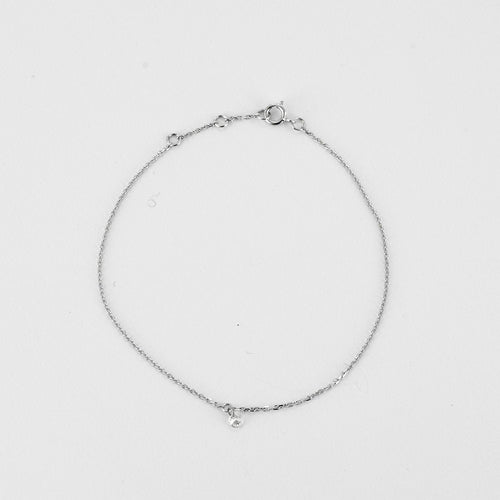 Bracelet BRACELET OR BLANC DIAMANT 0,10ct 58 Facettes M8927