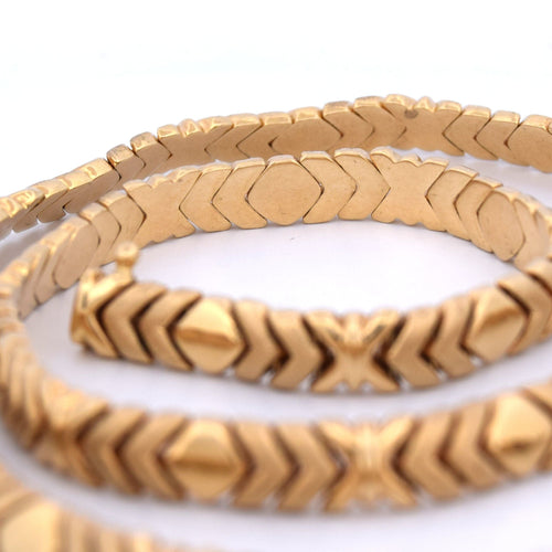 Vintage ketting van geelgoud 