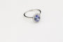 Bague 56 Bague Tanzanite Diamants 58 Facettes
