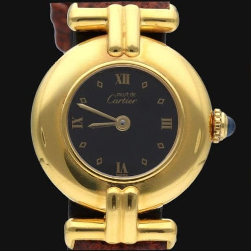 Montre Cartier Montre Colisée Must De Cartier Vermeil 58 Facettes MT44870