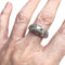 Bague 59.5 Bague platine art déco avec diamants 58 Facettes Q940A(898)