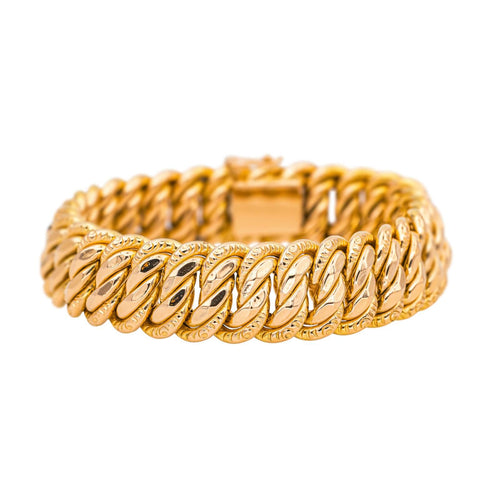 American bracelet Link rose gold 