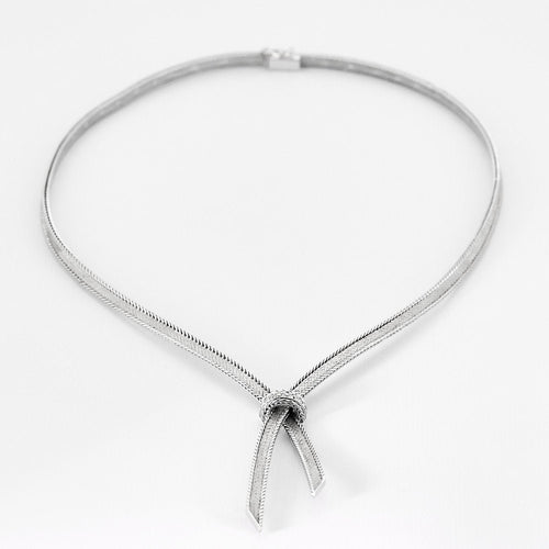 Collier Collier en Or blanc 18k 58 Facettes ASN0428