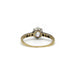 Bague 58 Solitaire or jaune platine diamants 58 Facettes 240312R