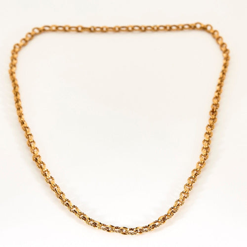 Collier Collier en or rose 18 carats 58 Facettes MON10042