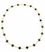 Collier VAN CLEEF & ARPELS. Sautoir "Alhambra vintage" or et onyx 58 Facettes