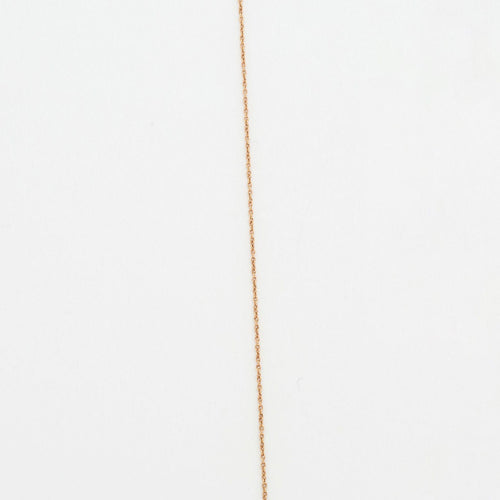 Collier Collier Ginette NY "Baby Lace Monogram" or rose 58 Facettes