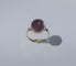 Bague 58.5 Bague XIXe pierre violette sur paillon or rose 58 Facettes