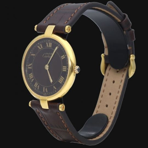 Montre Cartier Montre Must De Cartier Vermeil 58 Facettes MT41139