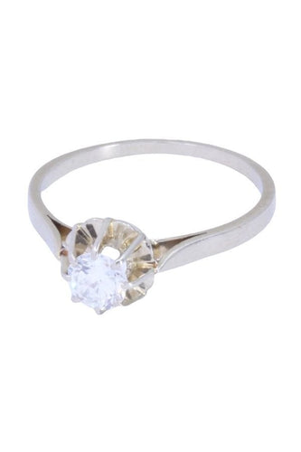 Bague 61 SOLITAIRE DIAMANT 0.55 CARAT 58 Facettes 088371