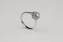 Bague 51 Bague Marguerite Or blanc Diamants 58 Facettes