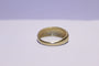Прстен од жутог злата са текстуром