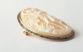 Broche / pendentif ancienne camée or jaune et blanc 58 Facettes