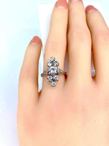 Bague 49 Bague Marquise diamants 58 Facettes AB261