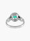 Bague 49 BAGUE VINTAGE EMERAUDE OR BLANC 58 Facettes