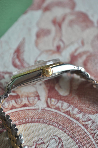 Montre Rolex - Montre Datejust 1601 two tone 36mm en or jaune et acier 58 Facettes