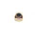 Bague 58 Bague avec saphir bleu et diamants naturels 58 Facettes