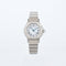 Montre Cartier - Montre Santos Octagone cadran ivoire chiffres romains en acier 58 Facettes