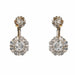 Boucles d'oreilles Boucles d'oreilles anciennes diamants trembleuses 58 Facettes 21-168