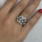 Bague Bague bouquet en or blanc avec diamants 58 Facettes 37456