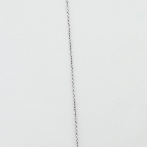 Collier Collier or gris diamants motif trèfle 58 Facettes L4