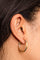 Boucles d'oreilles Créoles trois ors 58 Facettes