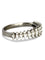 Bague 52 Demi-alliance or blanc et diamants 0,40 ct 58 Facettes 1330